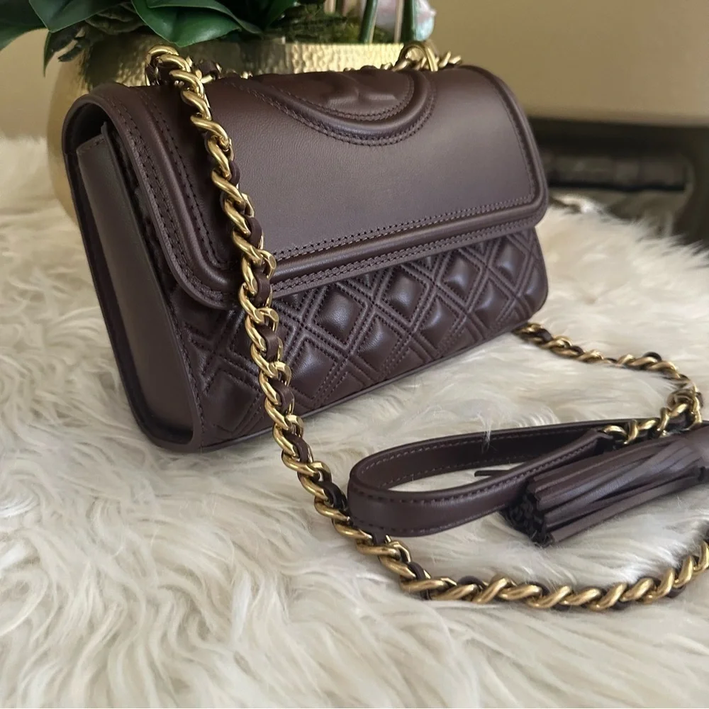 NEW TORY BURCH SMALL FLEMING CONVERTIBLE SHOULDER BAG